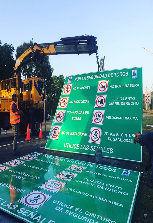 MAXIPISTAS DE PANAMA S.A SEÑALIZACIÓN DE TODOS LOS ENTRONQUES DEL CORREDOR NORTE - imagen 14